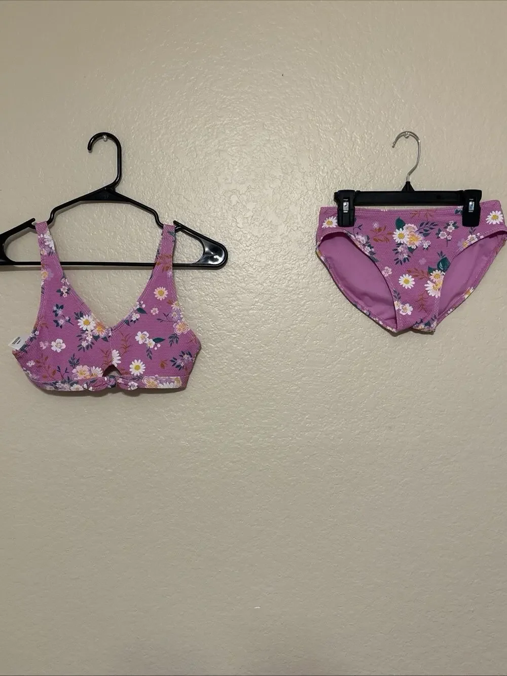 Art Class Girls L 10/12 Daisy Floral 2PC Bikini Swim Suit